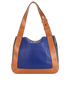 Marloes Hobo, £450, Handbags, Blue/Tan, Leather, Back view